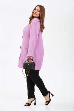 Кардиган Avenue 0322-3 розово-фиолетовый - фото 3