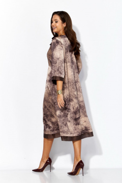 Платье TAiER 1392 мрамор_капучино - фото 5