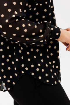 Блуза BRELA 2373.2 черный_беж_горох - фото 5