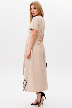 Платье Faufilure C1767 бежевый - фото 5