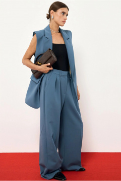 Брюки, жилет ATTIKA А3377-3 синий - фото 3