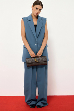 Брюки, жилет ATTIKA А3377-3 синий - фото 1