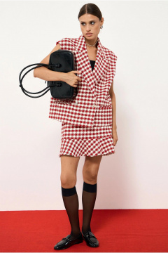 Жилет, юбка ATTIKA А3379 красный - фото 1