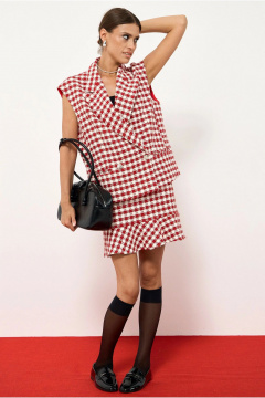 Жилет, юбка ATTIKA А3379 красный - фото 3