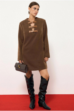 Платье ATTIKA А3382-2 коричневый - фото 2