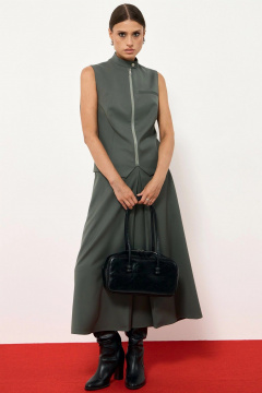 Жилет, юбка ATTIKA А3375-2 светлый_хаки - фото 1