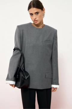 Жакет ATTIKA А3394 серый - фото 4