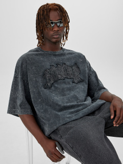 Футболка Mark Formelle 111934/25-ОБР5246П-0-2 серый_acid_wash - фото 3