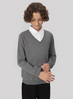 Джемпер Mark Formelle 123383/25-35439Ц-7 т.серый_меланж_4348_F3 - фото 2