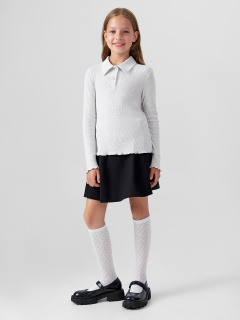 Лонгслив Mark Formelle 127928/25-34883Ц-1 серый_меланж_4306_А_1 - фото 2