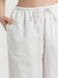 Брюки Mark Formelle 182511/24-33913П-9 цветы_белые_жаккард - фото 4