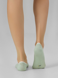 Носки Mark Formelle 368A-1602/203368A св.эвкалипт_3_000Н_Нанесение_силикона_на_пятку - фото 5