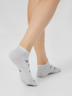 Носки Mark Formelle 406K-3179/B5-25406K св.серый_меланж_рис.3179 - фото 2