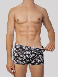 Трусы Mark Formelle 411229-2/25-5165П-5 деньги_на_черном_жемчужно_голубой - фото 3