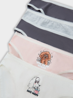 Трусы Mark Formelle 417703-5/25-1-36324П-0 св.молочный_печать_3_сл_1тр_3тр_на_дет_пер_3сл_ - фото 2