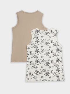 Майка Mark Formelle 423344-2/25-36783П-0 граффити_на_молочном_бежевый - фото 2