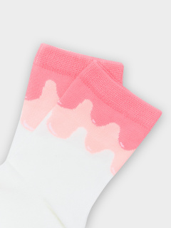 Носки Mark Formelle 430K-3068/B4-25430K-1 лиловый_белый_рис.3068 - фото 4