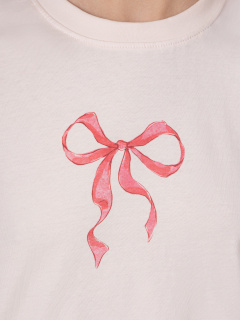 Брюки, футболка Mark Formelle 567749/25-35001ПП-14 розовый_зефир_полоски_на_зефире_2_сл_на_пол - фото 4