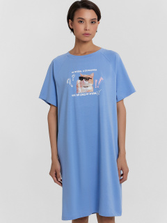 Сорочка Mark Formelle 572385/24-33467ПП-16 св.синий_печать_3_сл_на_пол - фото 2