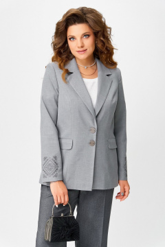 Жакет Fita 20701 серый - фото 5