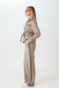 Брюки, рубашка LM М123 мокко - фото 5