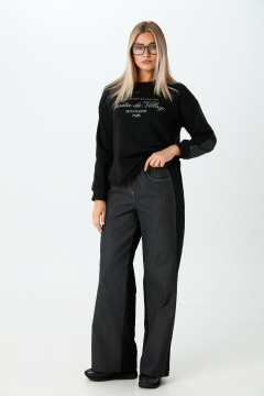 Брюки, джемпер LM К1380140 черный - фото 5