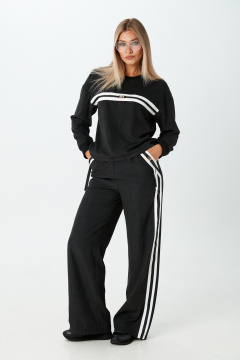 Брюки, джемпер LM М159 черный - фото 1