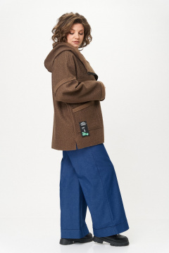 Куртка Michel chic 360/1 кофейный - фото 3