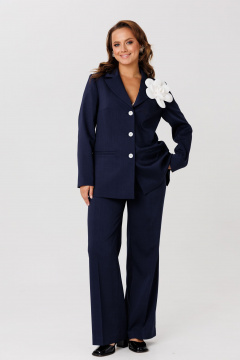 Брюки, жакет Mubliz 256 синий - фото 2