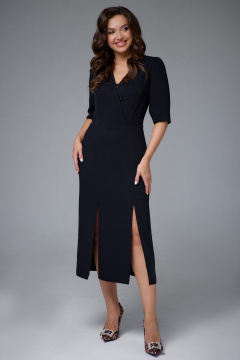 Платье LeNata 16456 чёрный - фото 1