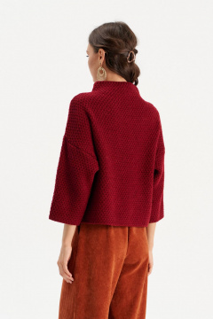 Джемпер Romgil РВ0300-ШЕ5 красновато-бордовый - фото 2