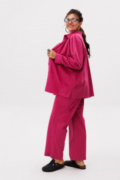 Брюки, рубашка Anelli 1640 малина - фото 3