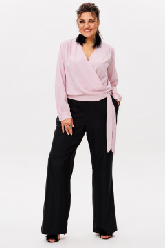 Блуза Anelli 1574  пудра_ балерины - фото 3