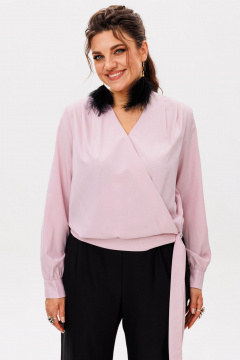 Блуза Anelli 1574  пудра_ балерины - фото 2