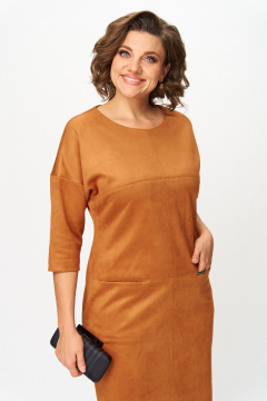 Платье Michel chic 2068/1 рыжий - фото 3