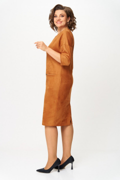 Платье Michel chic 2068/1 рыжий - фото 4