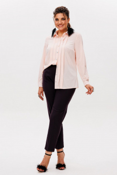 Брюки Anelli 1625 вино - фото 2