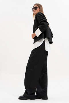 Брюки, жакет SILVERSPICE S-1532 черный - фото 2