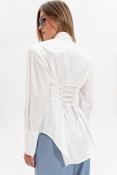 Блуза SILVERSPICE S-7518 белый - фото 5