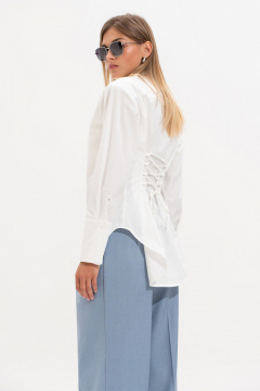 Блуза SILVERSPICE S-7518 белый - фото 3