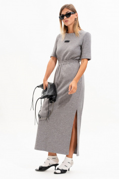 Джемпер, юбка SILVERSPICE S-8565 серый - фото 4