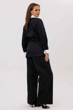 Блуза, брюки Mislana 1221 черный/белый - фото 4