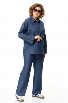 Брюки, рубашка Karina deLux M-1371 темно-синий - фото 1
