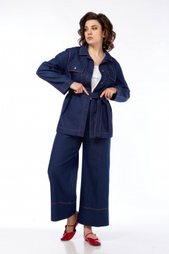 Брюки, рубашка, топ Karina deLux M-1339 деним - фото 3