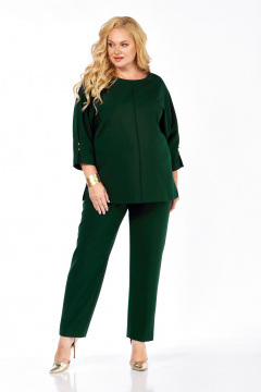 Блуза, брюки СиБон 0371 ель - фото 2
