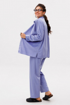Брюки, рубашка Anelli 1640 лаванда - фото 4