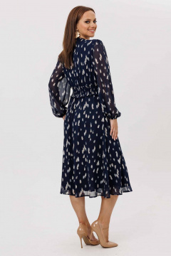 Платье Mislana 1223 синий - фото 4