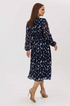 Платье Mislana 1223 синий - фото 3