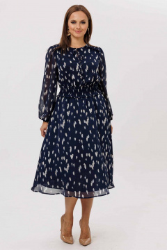 Платье Mislana 1223 синий - фото 1