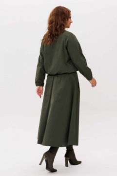 Бомбер, юбка Mislana 1268 зеленый - фото 2